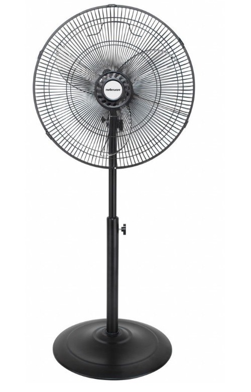 Mellerware Pedestal Steel Fan 40cm Black Retail Box 1 year