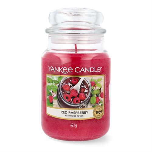 Yankee Candle Red Raspberry Large Jar Retail Box No
