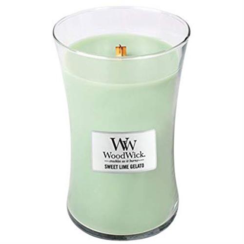 Woodwick Sweet Lime Gelato Large Jar Retail Box No warranty