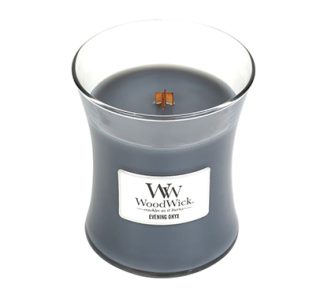 Woodwick Evening Onyx Medium Jar Retail Box No warranty