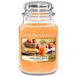 Yankee Candle Fresh Peach Large Jar Retail Box No warranty