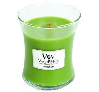 Woodwick Evergreen Medium Jar Retail Box No warranty