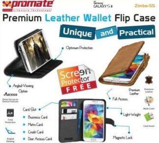 Promate Zimba S5 Bookcover case Colour:Brown