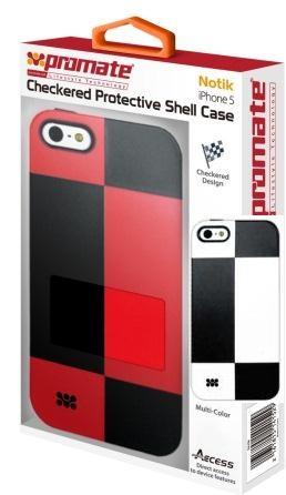 Promate Notik iPhone 5 Checkered Protective Shell Cover