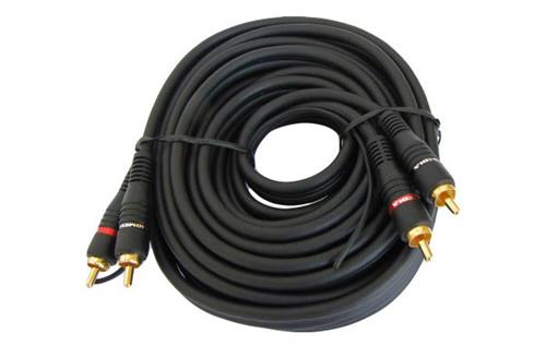 Geeko 2 X RCA Male to Male Audio Cable With Ground
