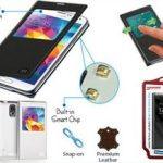 Promate Admin S5 Bookcover with clip Colour:White