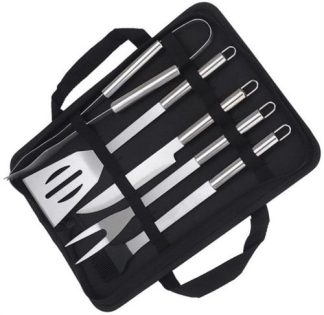 Casey 5pc Stainless Steel Handle Braai Set