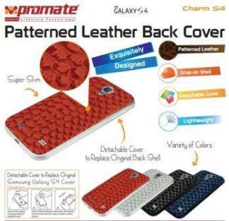 Promate Charm.S4 Premium Patterned-Leather Back