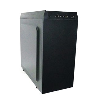 UniQue ATX Midi Tower Case with 450W PSU Black