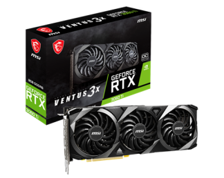 MSI Nvidia GeForce RTX 3060 TI Ventus 3X 8G OC LHR Graphics