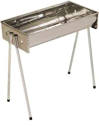 Metalix 402 Large Stainless Steel Braai stand Retail Box No
