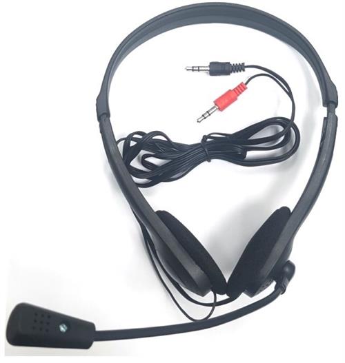 Unique Stereo HeadPhone with Microphone Black colour;