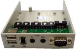 UniQue Multimedia Bay 2xUSB Port+1IEEE 1394