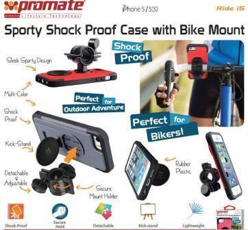 Promate Ride.i5 iPhone 5 Shock Proof rubberized case with a