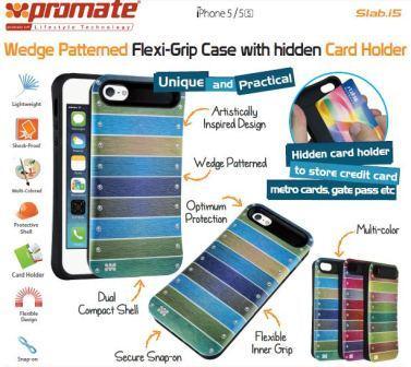 Promate Slab.i5 iPhone 5 Wedge Patterned Flexi