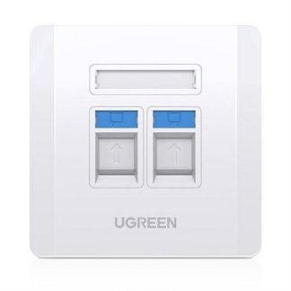 uGreen Dual Wall Socket internet LAN and Telephone