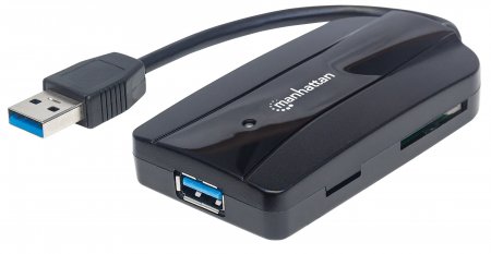 Manhattan SuperSpeed USB 3.0 Hub and Card Reader