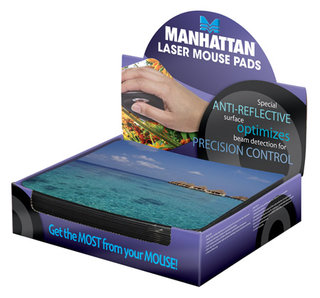 Manhattan Design Laser Mouse Pad-