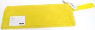 MARLIN 1 POCKET PENCIL BAG-YELLOW