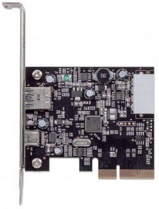 Manhattan PCI Express card 2 x external ports