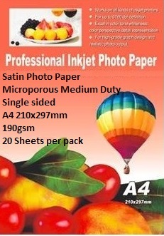 EBox Satin Photo Paper- Microporous
