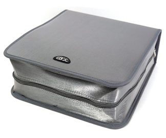 Ebox 240pcs Cd Holder Sparkling Grey