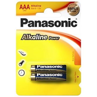 Panasonic Alkaline Power AAA Batteries 2 Pack