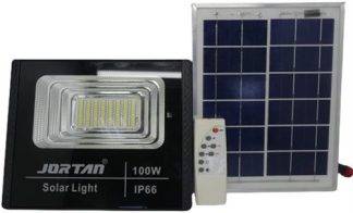 Solarix Jortam 100w Solar Flood Lamp With Solar Panel 