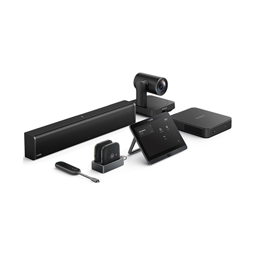 Yealink MVC640 Medium Boardroom Video Conferencing MCU (NEW generation) - incl. UVC84 PTZ Camera, MCore mini-PC, MSpeaker, 2x CPW65 microphones, WPP30 and MTouch E2 Panel
